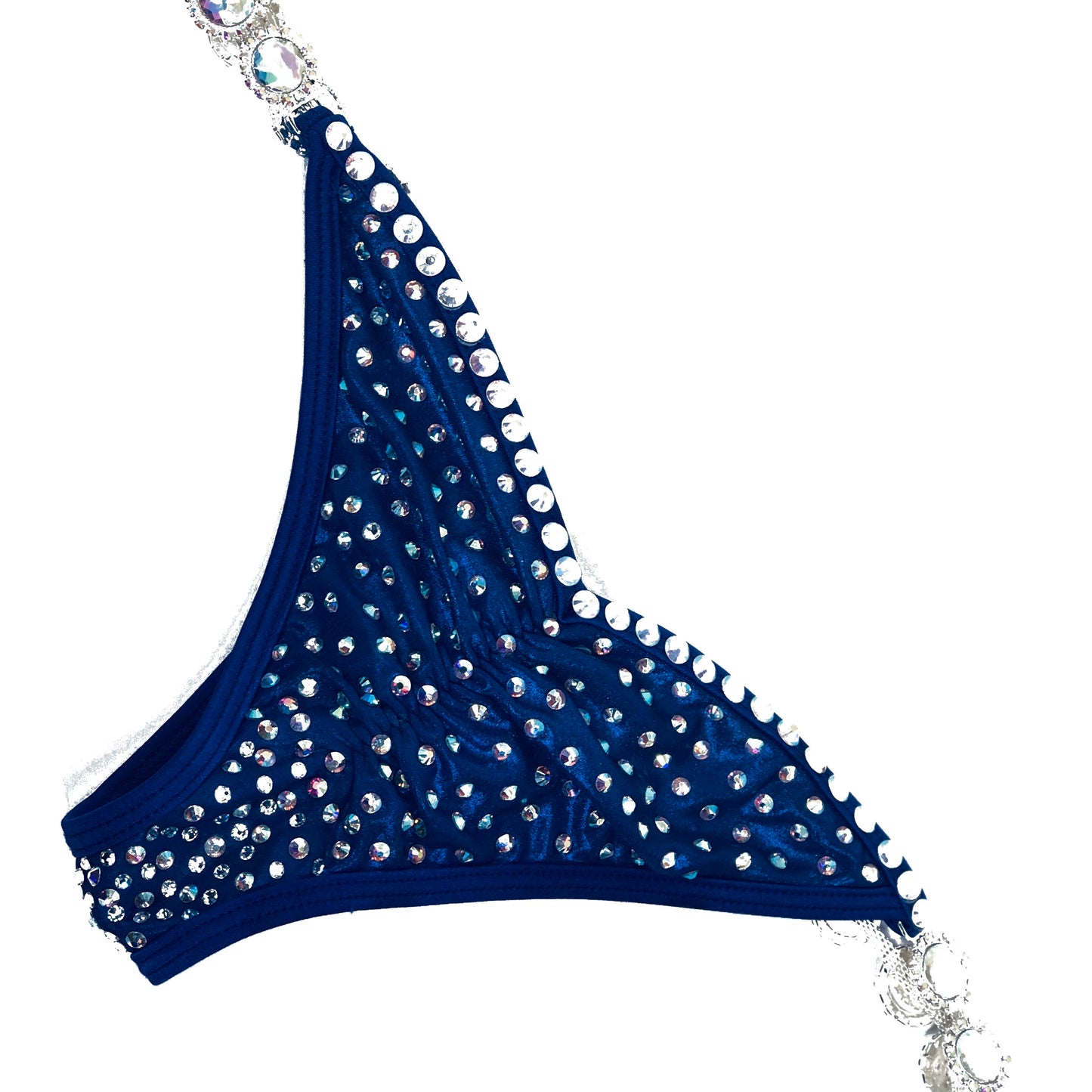 Navy Blue Crystal Suit