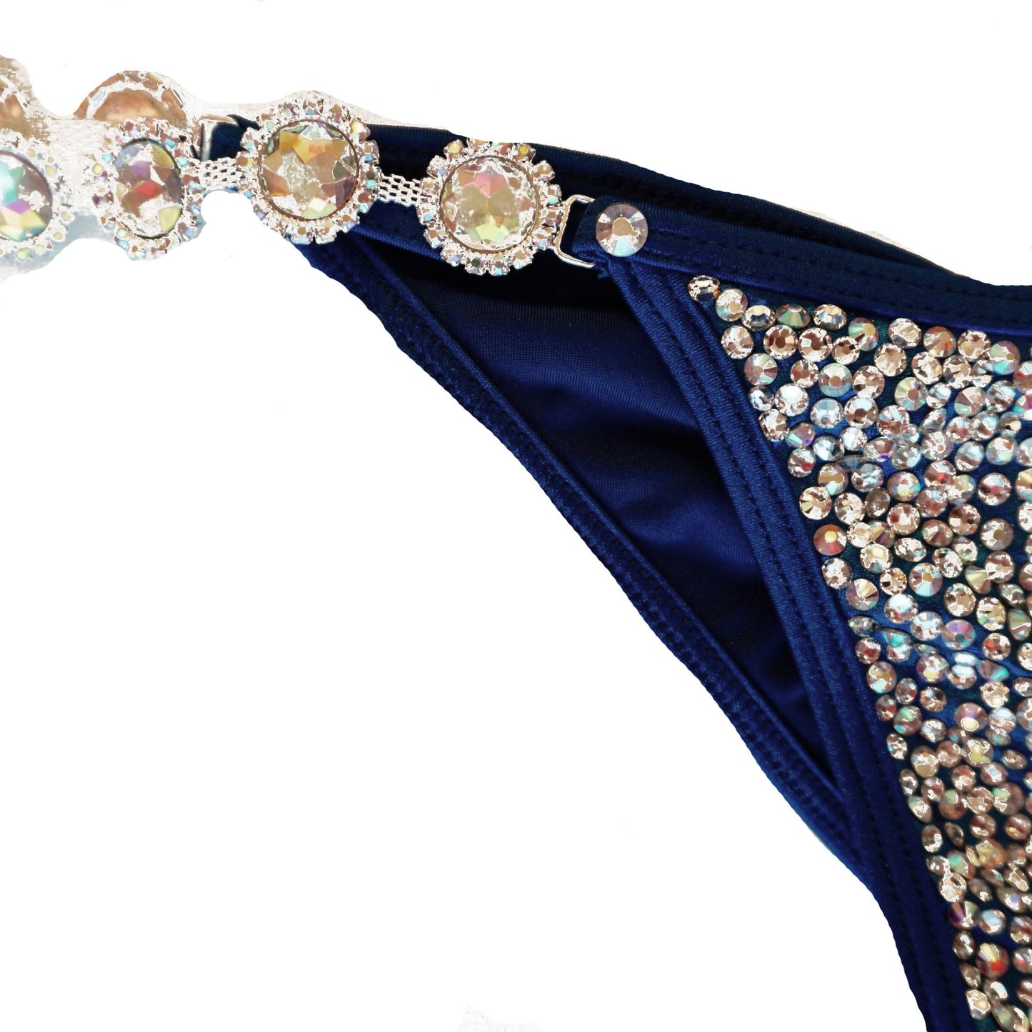 Navy Blue Crystal Suit