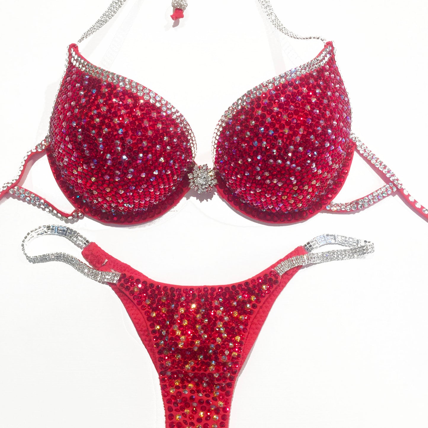 Red Crystal Competition Suit