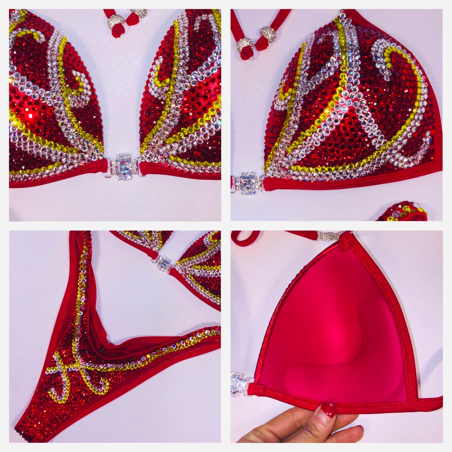 Red & Yellow Crystal Suit - MyProSuit