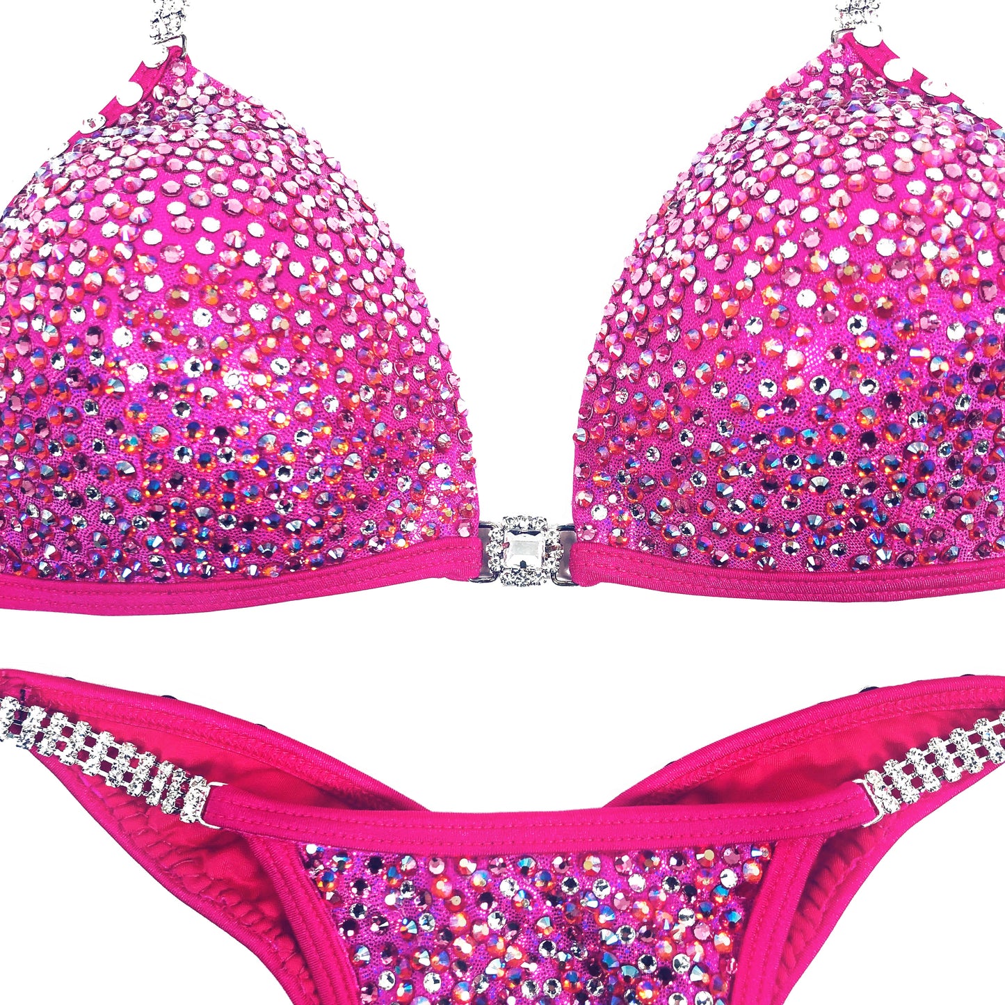 MyProsuit Barbie pink Swarovski® Crystal Suit. Bikini & Wellness Division. IFBB Pro, Npc 