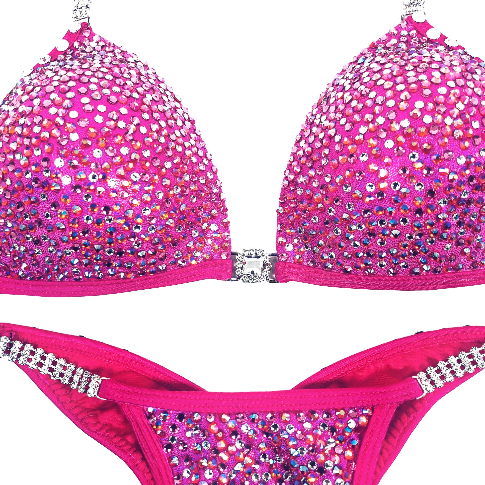 MyProsuit Barbie pink Swarovski® Crystal Suit. Bikini & Wellness Division. IFBB Pro, Npc 
