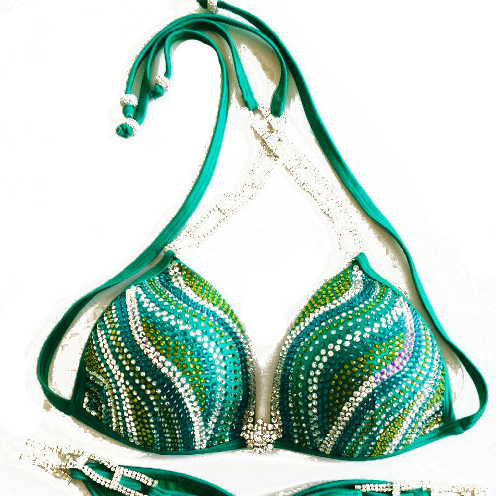 Green Crystal Competition Suit