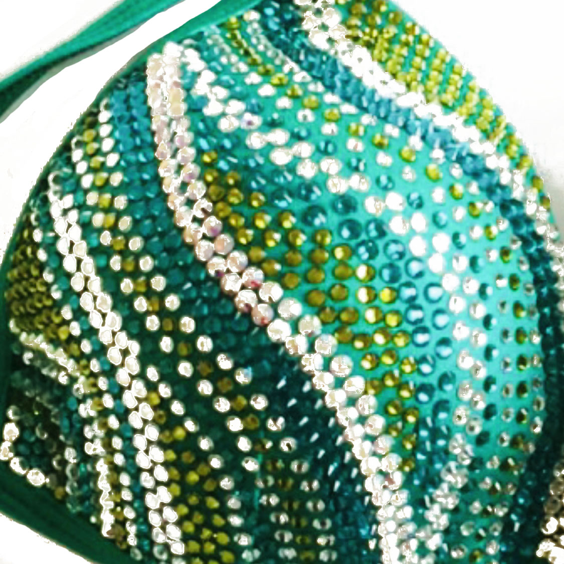 Green Crystal Competition Suit