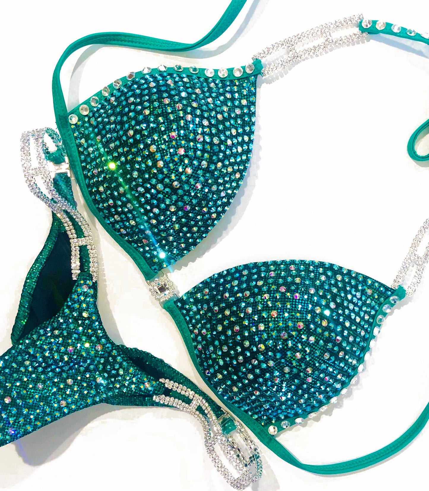 Emerald Crystal Competition Suit