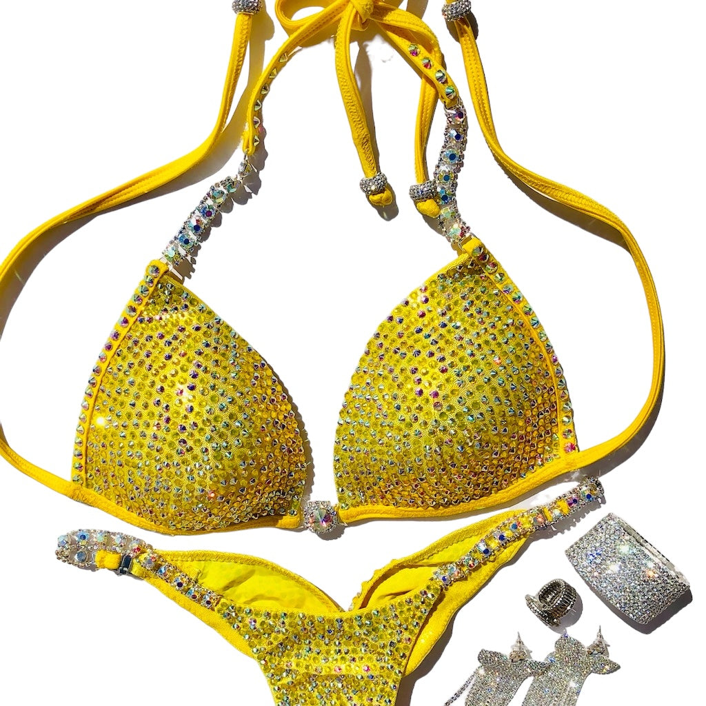 Yellow Crystal Suit