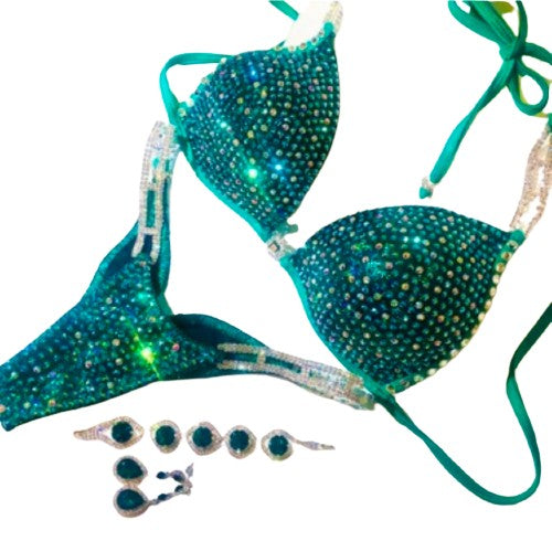 Emerald Crystal Competition Suit