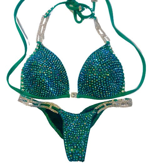 Emerald Crystal Competition Suit