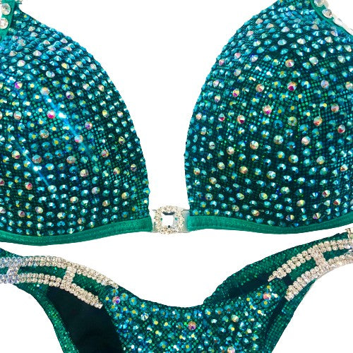Emerald Crystal Competition Suit