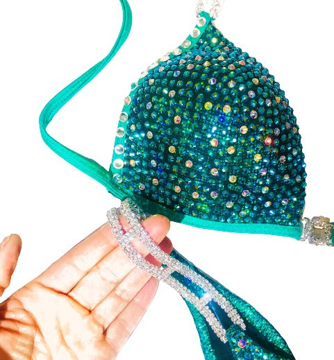 Emerald Crystal Competition Suit