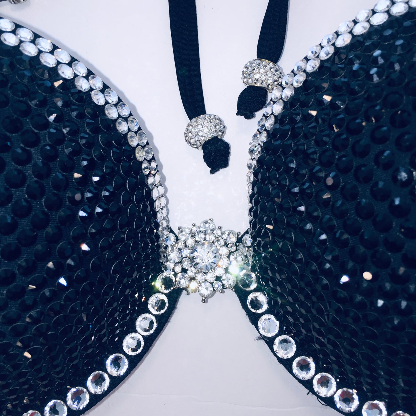 Black Swarovski® Crystal Stage Bikini - IFBB NPC Pro MyProSuit