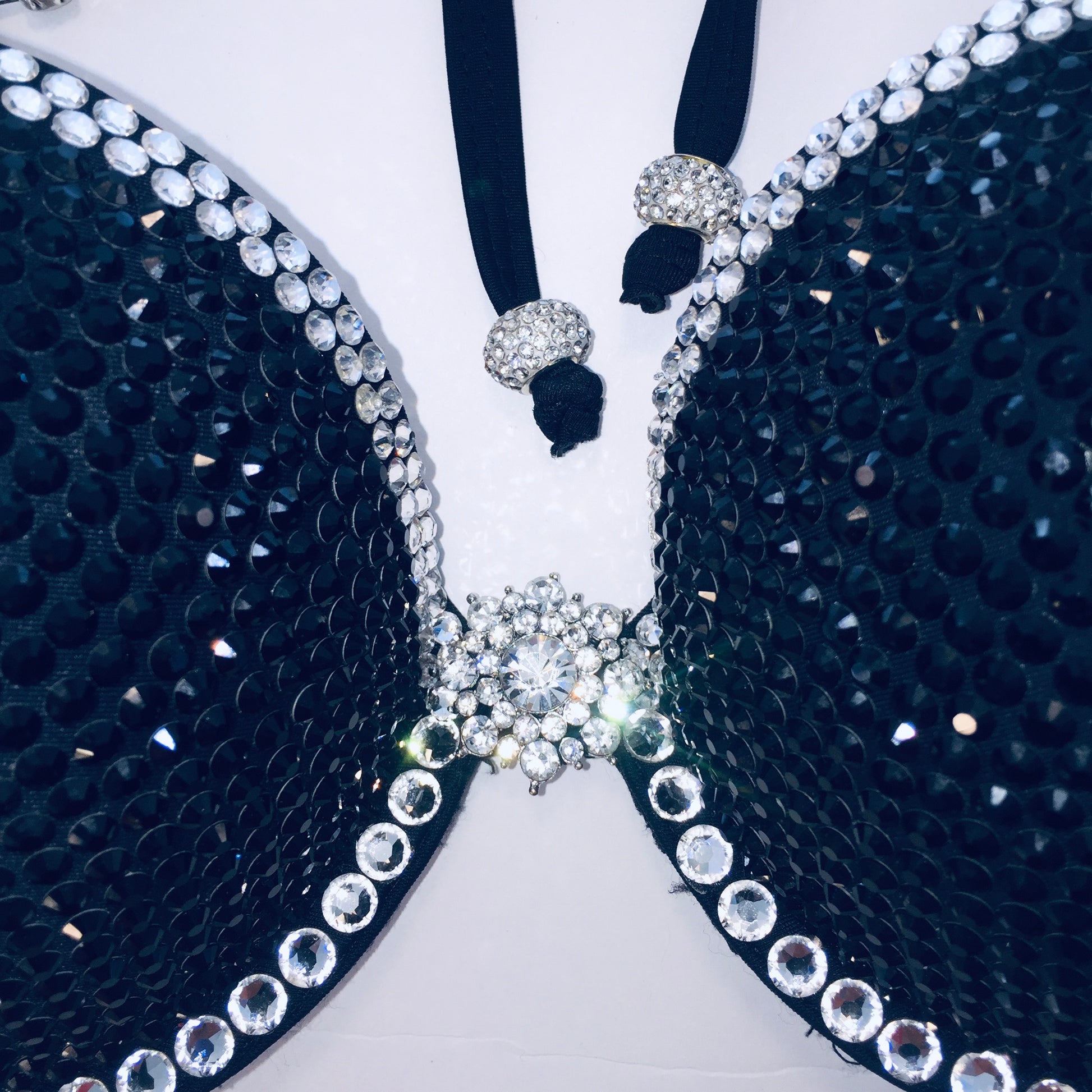 Black Swarovski® Crystal Stage Bikini - IFBB NPC Pro MyProSuit