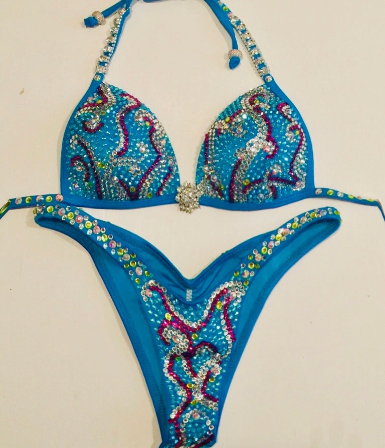 Turquoise Crystal Suit - MyProSuit