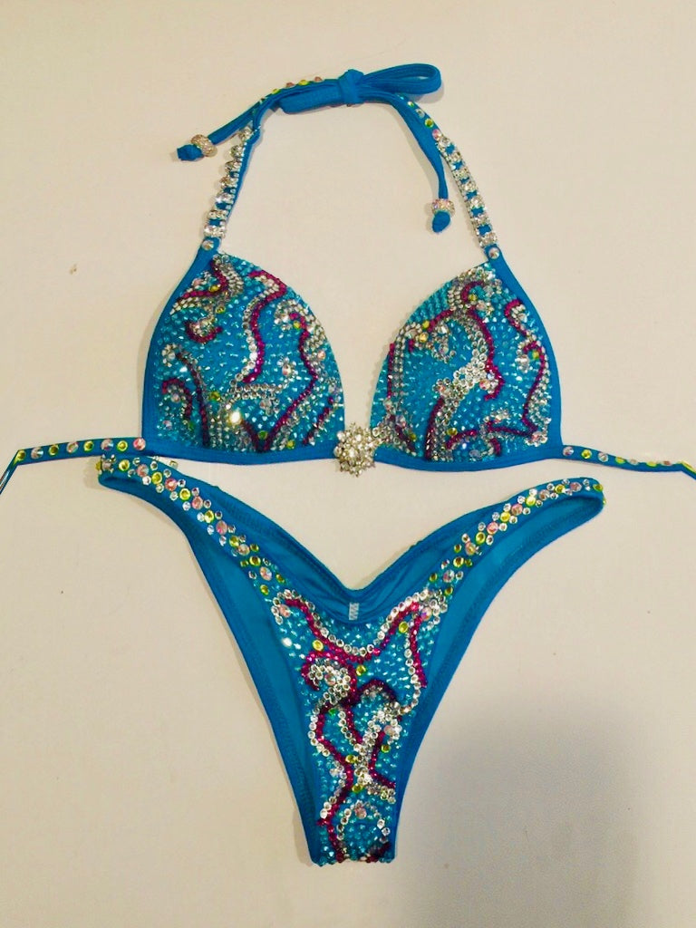 Turquoise Crystal Suit - MyProSuit