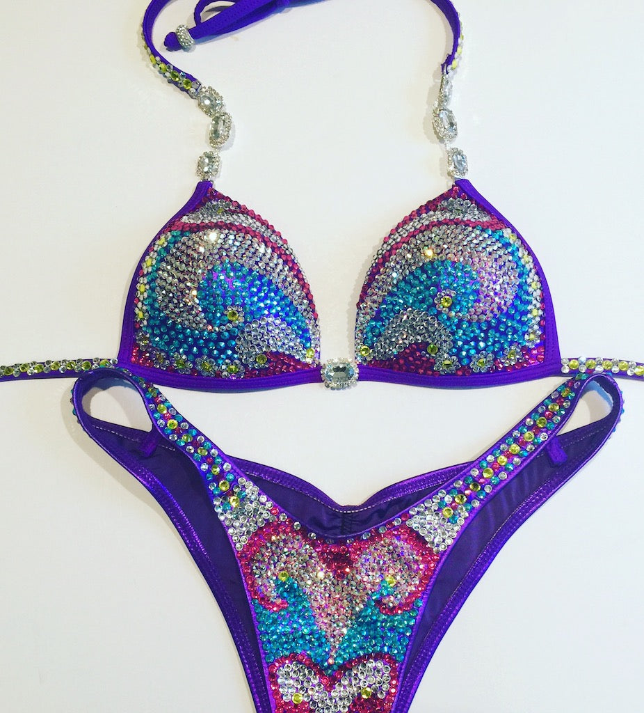 Purple Multi Scroll - MyProSuit