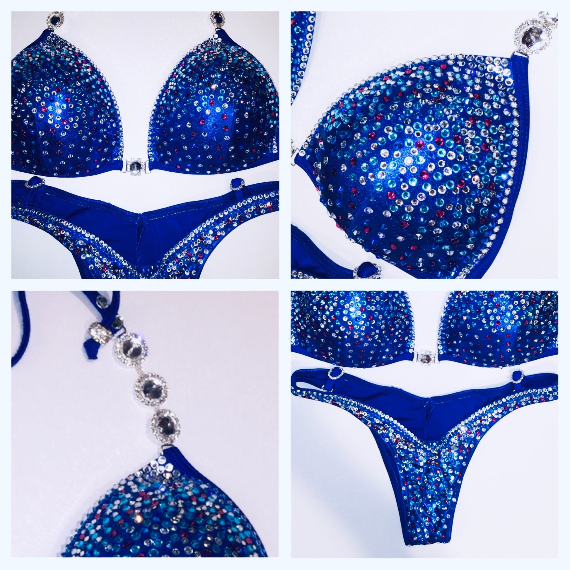 Royal Blue Crystal Suit - MyProSuit