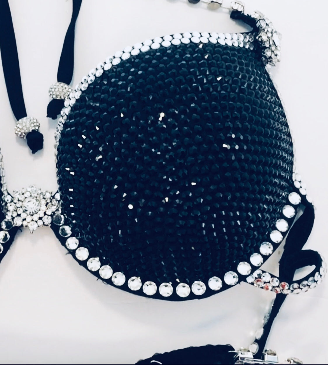 Black Swarovski® Crystal Stage Bikini - IFBB NPC Pro MyProSuit