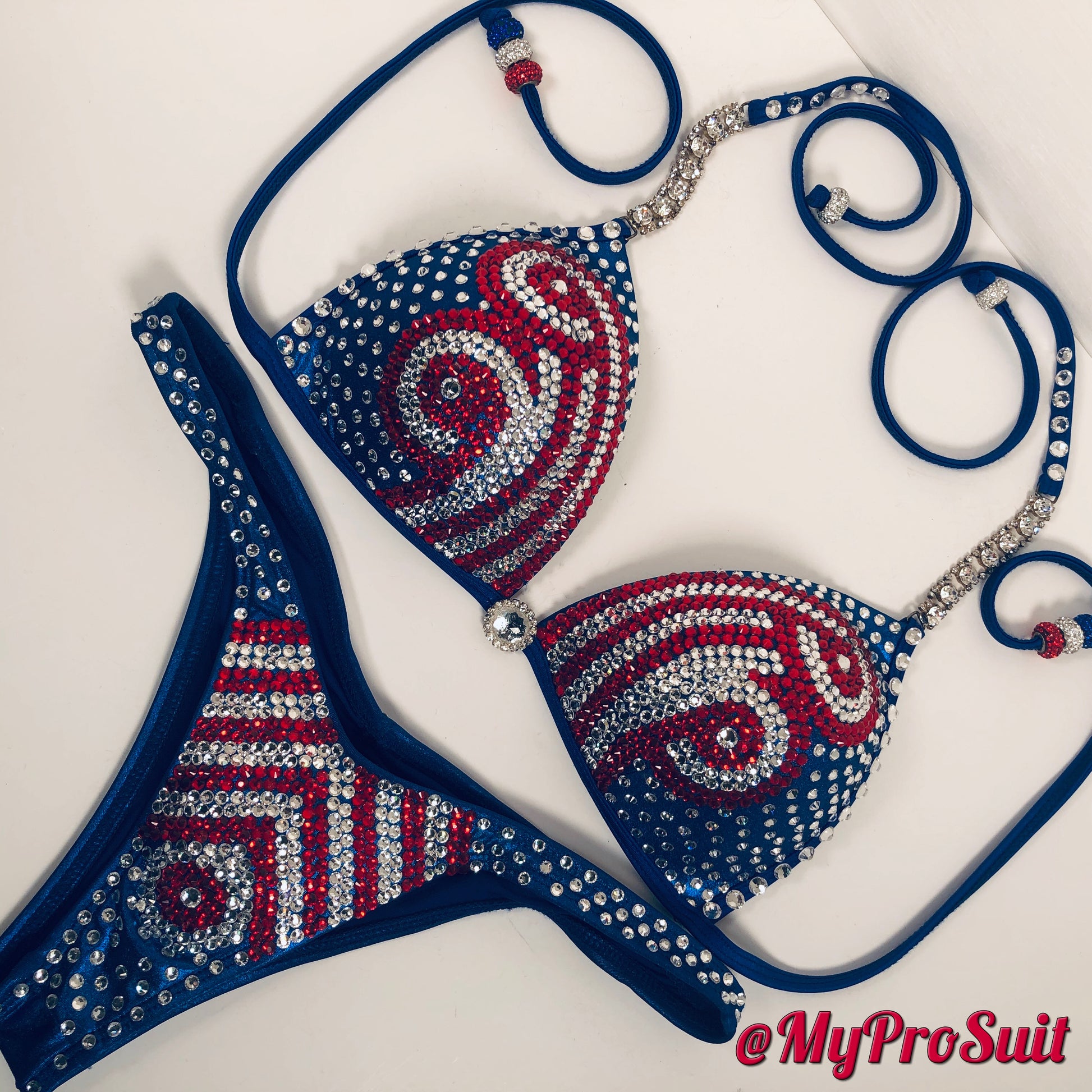 Red Blue & White USA Suit - MyProSuit