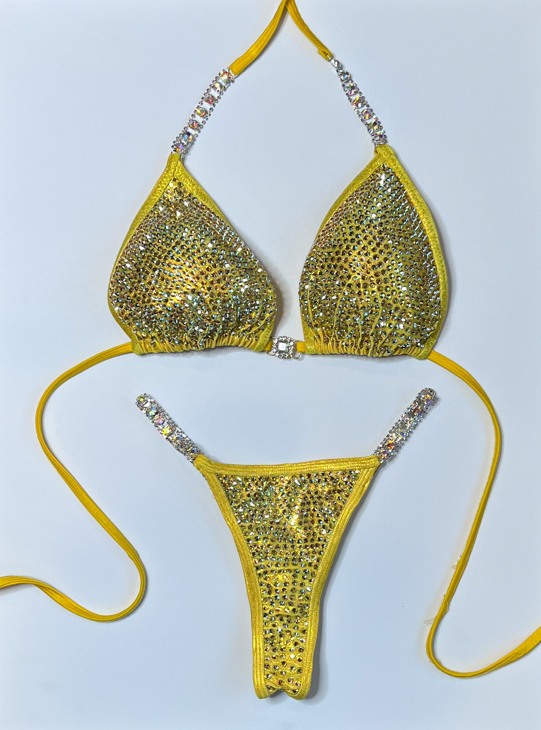 Yellow Crystal Bikini - MyProSuit