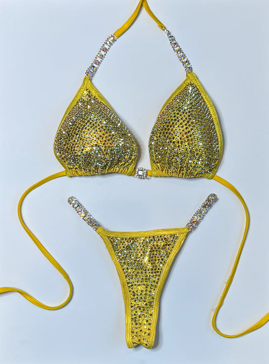 Yellow Crystal Bikini - MyProSuit