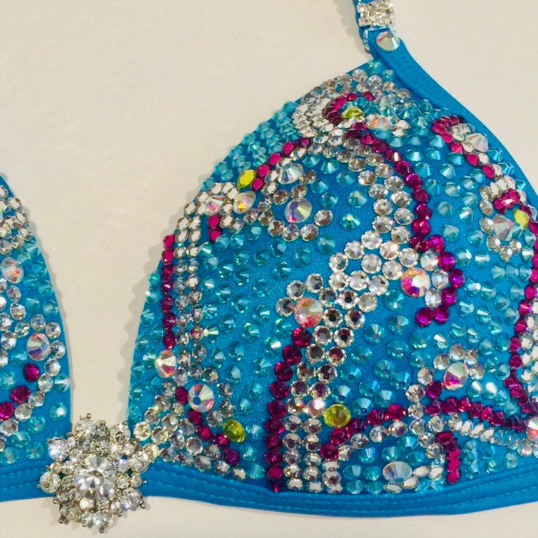 Turquoise Crystal Suit - MyProSuit