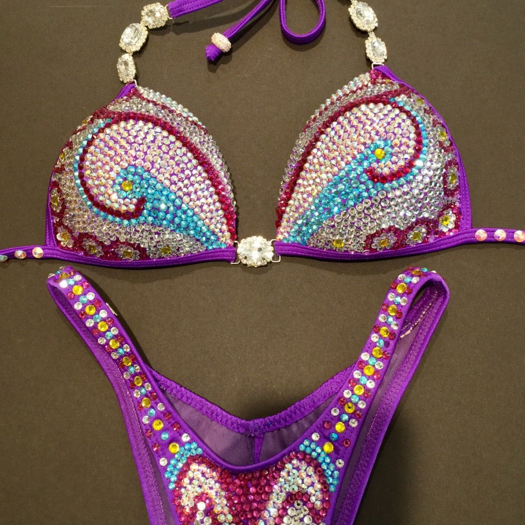 Purple Pink Scroll - MyProSuit
